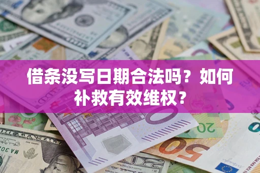 北京借条没写日期合法吗？如何补救有效维权？