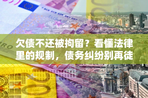 北京欠债不还被拘留？看懂法律里的规制，债务纠纷别再徒劳奔波