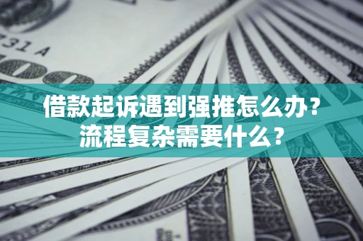 北京借款起诉遇到强推怎么办？流程复杂需要什么？