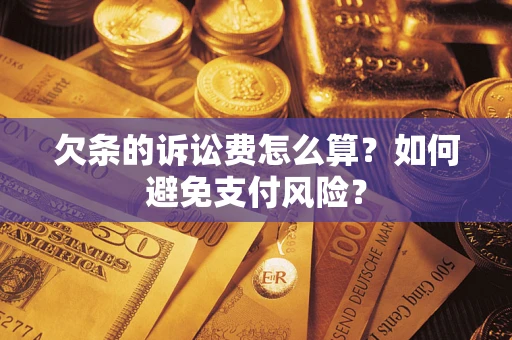 北京欠条的诉讼费怎么算？如何避免支付风险？